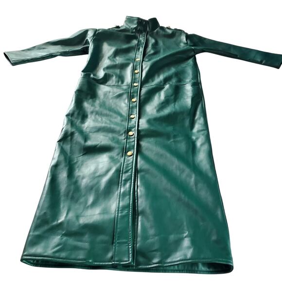 Sassy Jones Green Giraffe Jacket Dress NWT XS - Picture 7 of 10